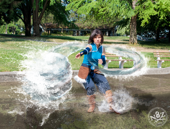Legend of Korra cosplay water bending