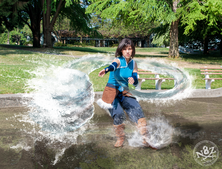 Legend of Korra cosplay water bending